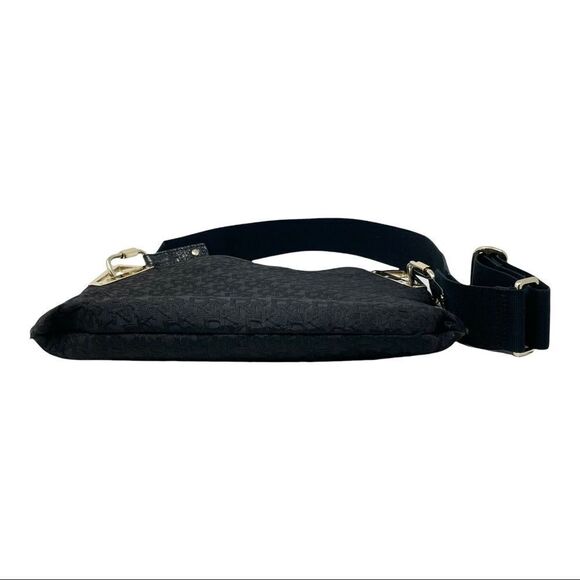 Dkny Large Black Signature Crossbody Bag - Picture 7 of 12